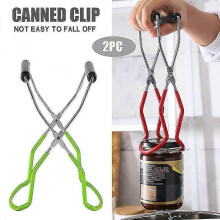 Canning Jar Lifter Tongs Stainless Steel Jar Lifter with Grip Handle 2pc