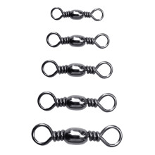200Pcs Rolling Balls Bearing Fishing Swivels Steel Barrels