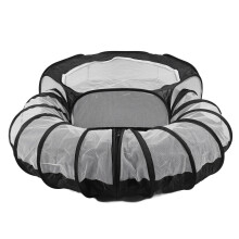 Small Animal Playpen with Tunnel, Foldable, Portable Pet Cage Tent for Camping & Beach