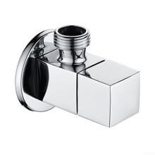 Male Thread Triangle Angle Valve Faucet, Silver Bathroom Bidet Tap, Wall Mounted Water Control, Plumbing Spare Part