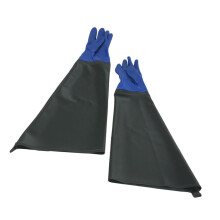 Acid Alkali Construction Gloves PVC Coated Comfortable Mining Petrochemical Work Safety Size Medium Heavy Duty