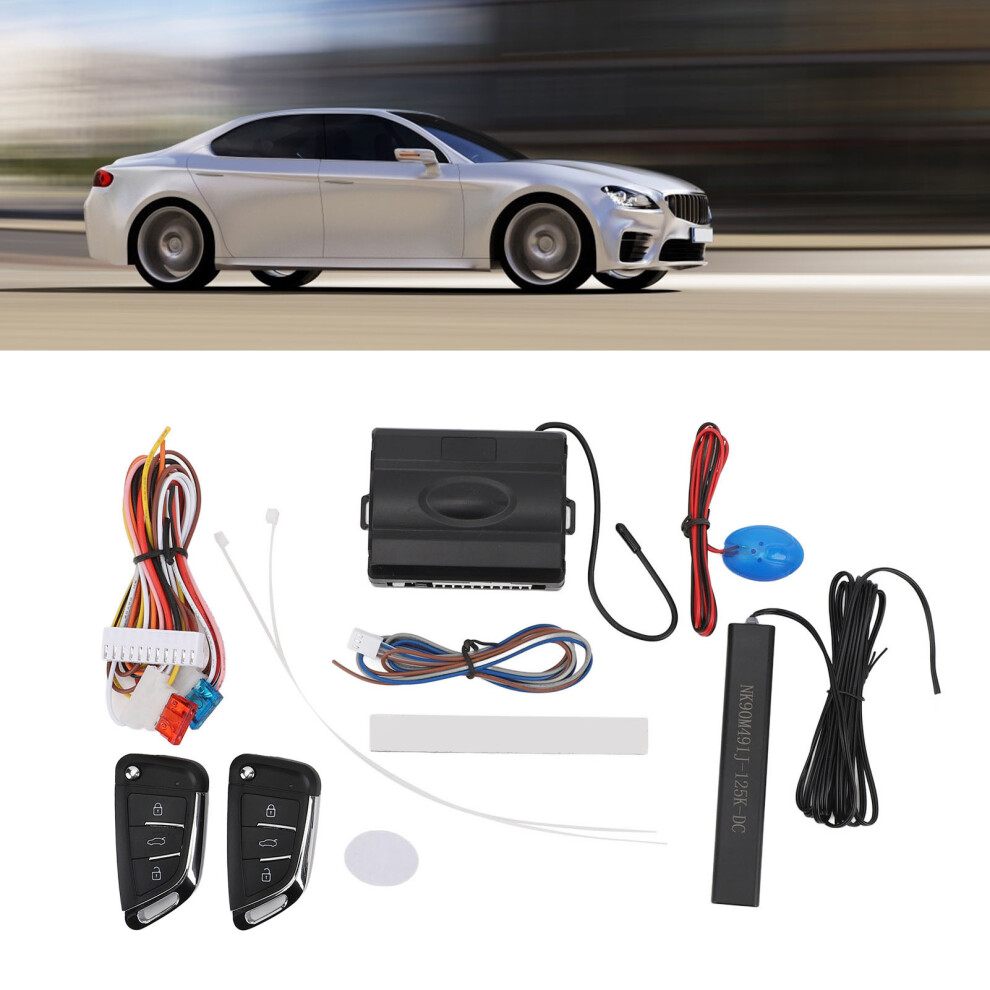 Dc12v Fuel Vehicle Keyless Entry With Remote Start & Alarm Kit 5011349014653