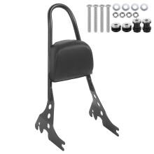 Detachable Motorcycle Backrest Bar Pad Kit Fit for