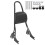 Detachable Motorcycle Backrest Bar Pad Kit Fit for 1