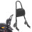 Detachable Motorcycle Backrest Bar Pad Kit Fit for 9