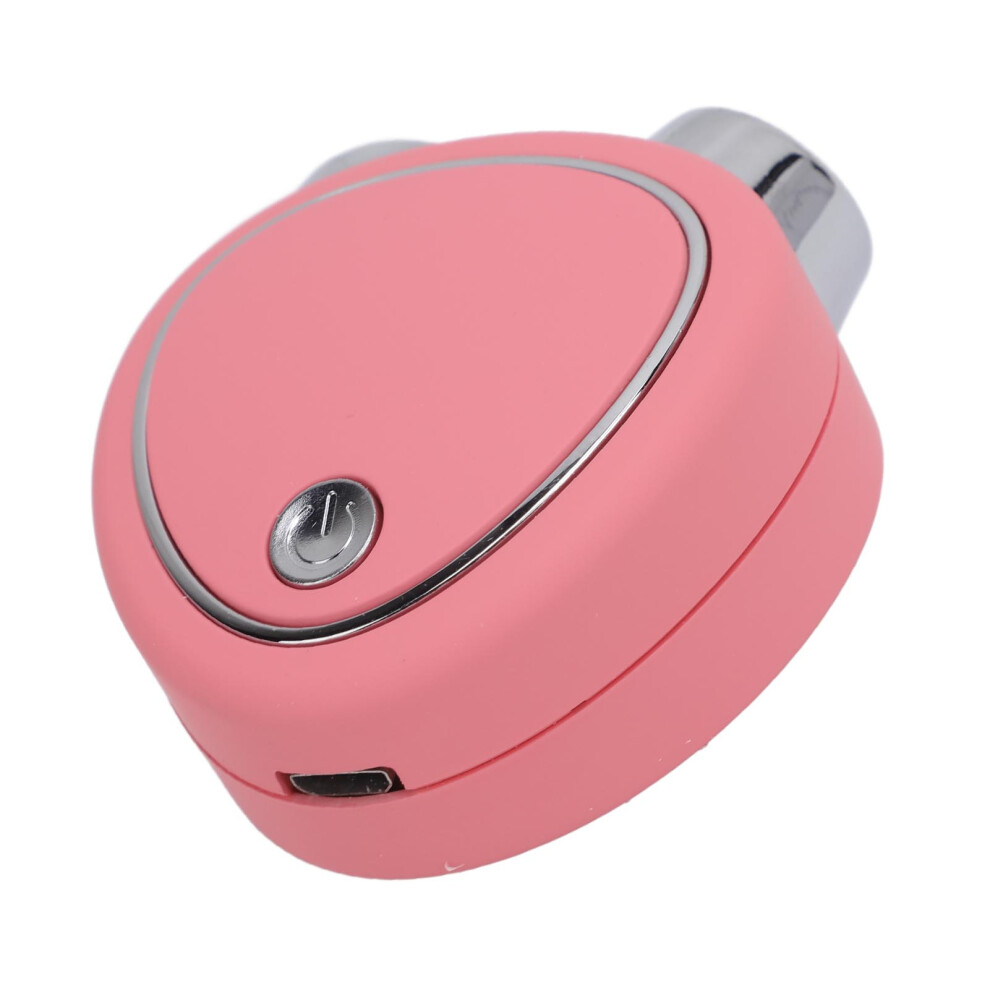 Pink Microcurrent Facial Massager, Rechargeable 170mAh, Anti-Wrinkle & Lifting