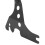 Detachable Motorcycle Backrest Bar Pad Kit Fit for 13