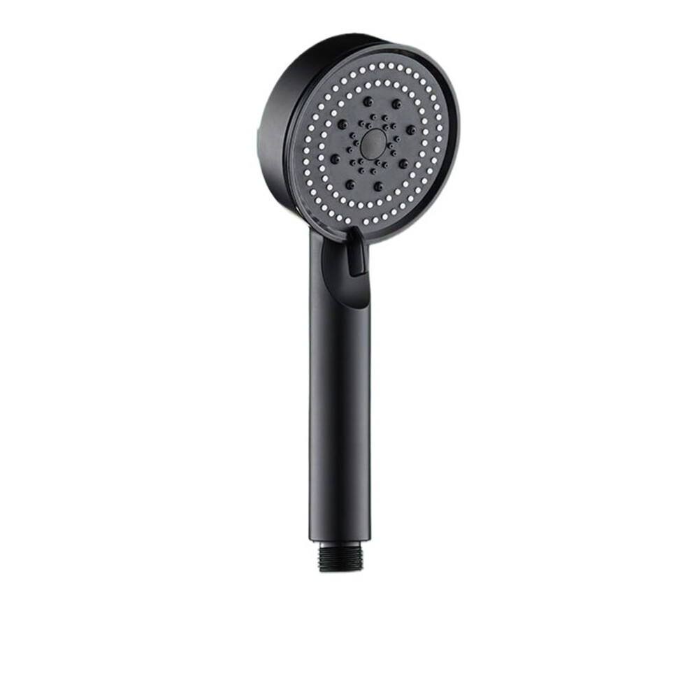 High Pressure Shower Head Turbo Replete Adjustable Spray Settings Black Showerhead For Powerful Water Flow 6038364335524