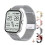 (four silicone strap) Smart Watch: Step Heart Rate Monitor, Bluetooth Call, Touch Screen 1