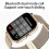 (black) Smart Watch: Step Heart Rate Monitor, Bluetooth Call, Touch Screen 2