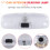 Car Dome Light Interior Reading Lamp Front Ceiling Lamps for 6