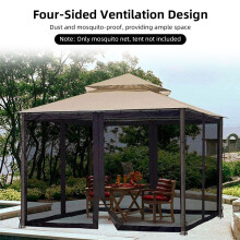 Mosquito Netting for Patio Canopy Umbrella Screen