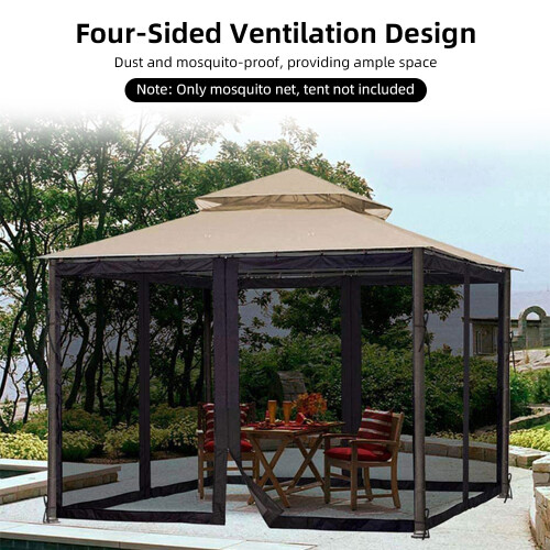 Mosquito Netting for Patio Canopy Umbrella Screen