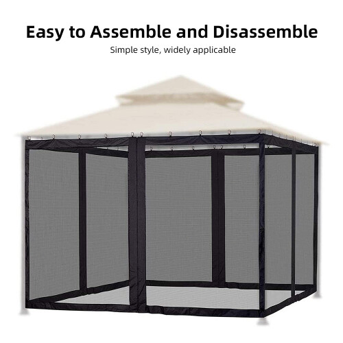 Mosquito Netting for Patio Canopy Umbrella Screen 2