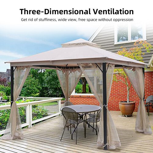Mosquito Netting for Patio Canopy Umbrella Screen 1