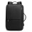 (black) Large-capacity Water-repellent Business Backpack Computer Bag Expandable Travel Backpack 1