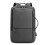 (light grey) Large-capacity Water-repellent Business Backpack Computer Bag Expandable Travel Backpack 1