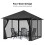 Mosquito Netting for Patio Canopy Umbrella Screen 6