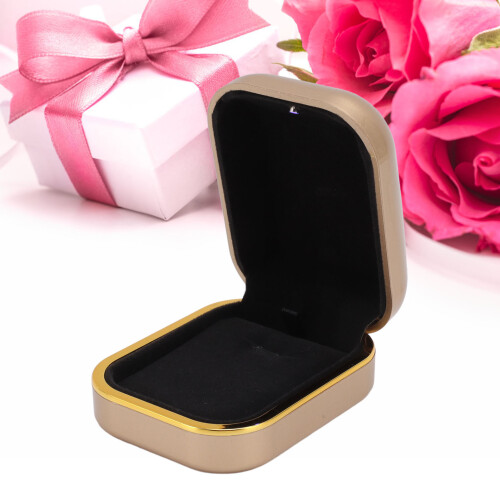 LED-Licht-Pendelbox Gold - Größe Groß, Kapazität 2