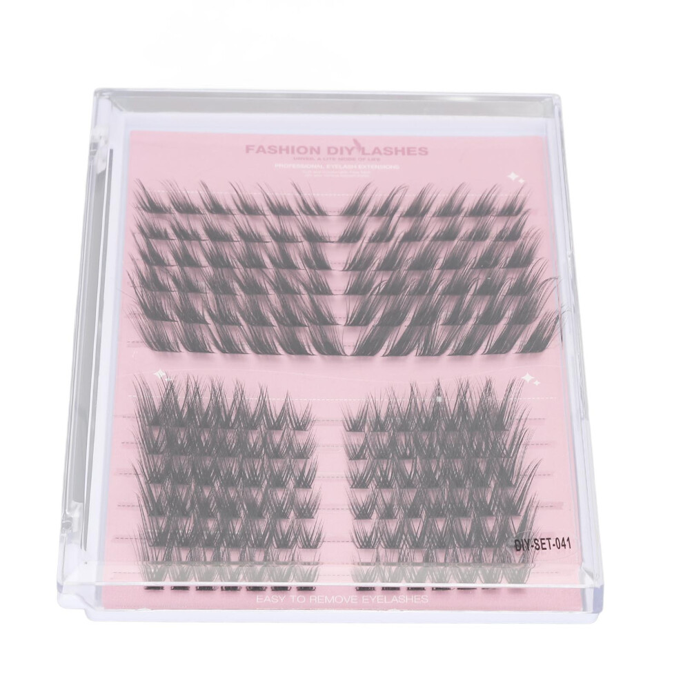 DIY Fluffy Wispy Lashes Cluster 041 156 Segmented Individual Lashes for Makeup