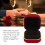 LED-Ring-Box mit rotem Samt-Innenfutter, 75mAh CR2016 5