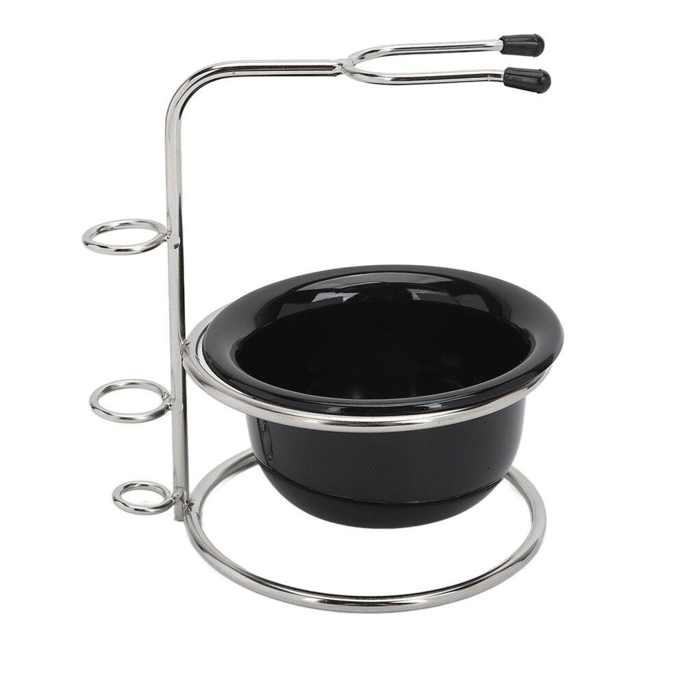 Stylish Shave Brush Holder Kit for Men, Rustproof and Portable Stand for Barbershop, Home, and Travel Use