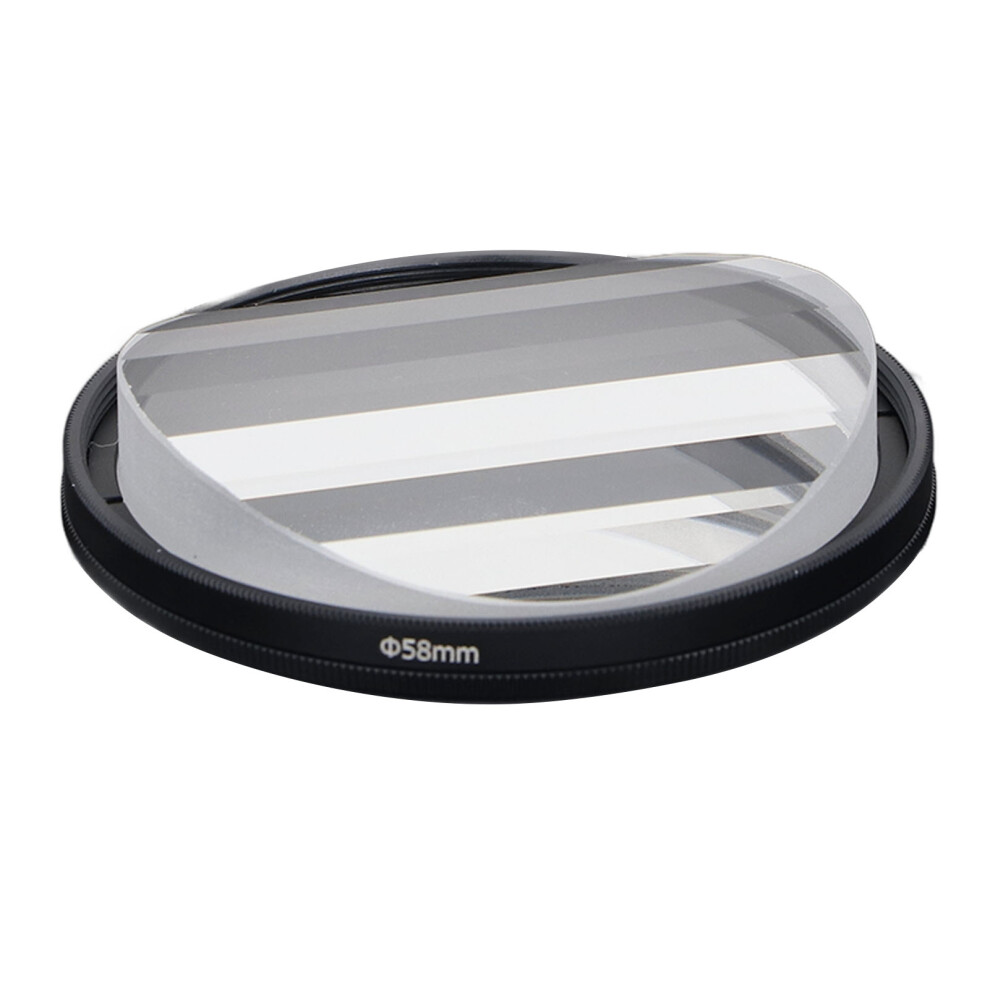 Linear Glass Prism Camera Filter 58Mm With Mrc Coating For Artistic Photography 4931349017151