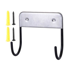Stainless Steel Rack for Wall-Mounted Ironing Board Storage, Heavy-Duty Hook for Household and Hotel Use