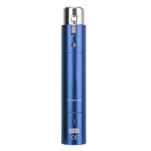 Active Inline Microphone Preamp 28dB Gain Lossless Amplifier for Streaming Blue 1