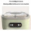 Automatic Mini Rice Wine Maker 1.7L Capacity with 8 Cups, LCD Smart Touch Screen for DIY Home Brewing 2