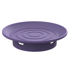 Wine Glass Topper Silicone Cover for Charcuterie Plate, Purple Multi-Purpose Accessory for Appetizer Tray and Drink Coaster