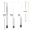 3pcs Alcohol Meter with Thermometer Alcohol Content 0-40, 40-70, 70-100 21