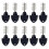 10pcs Beer Tap Brushes Beer Faucet Cleaning Brushes Multipurpose Brushes 18