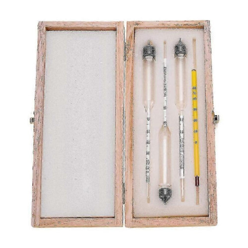 3pcs Alcohol Meter with Thermometer Alcohol Content 0-40, 40-70, 70-100