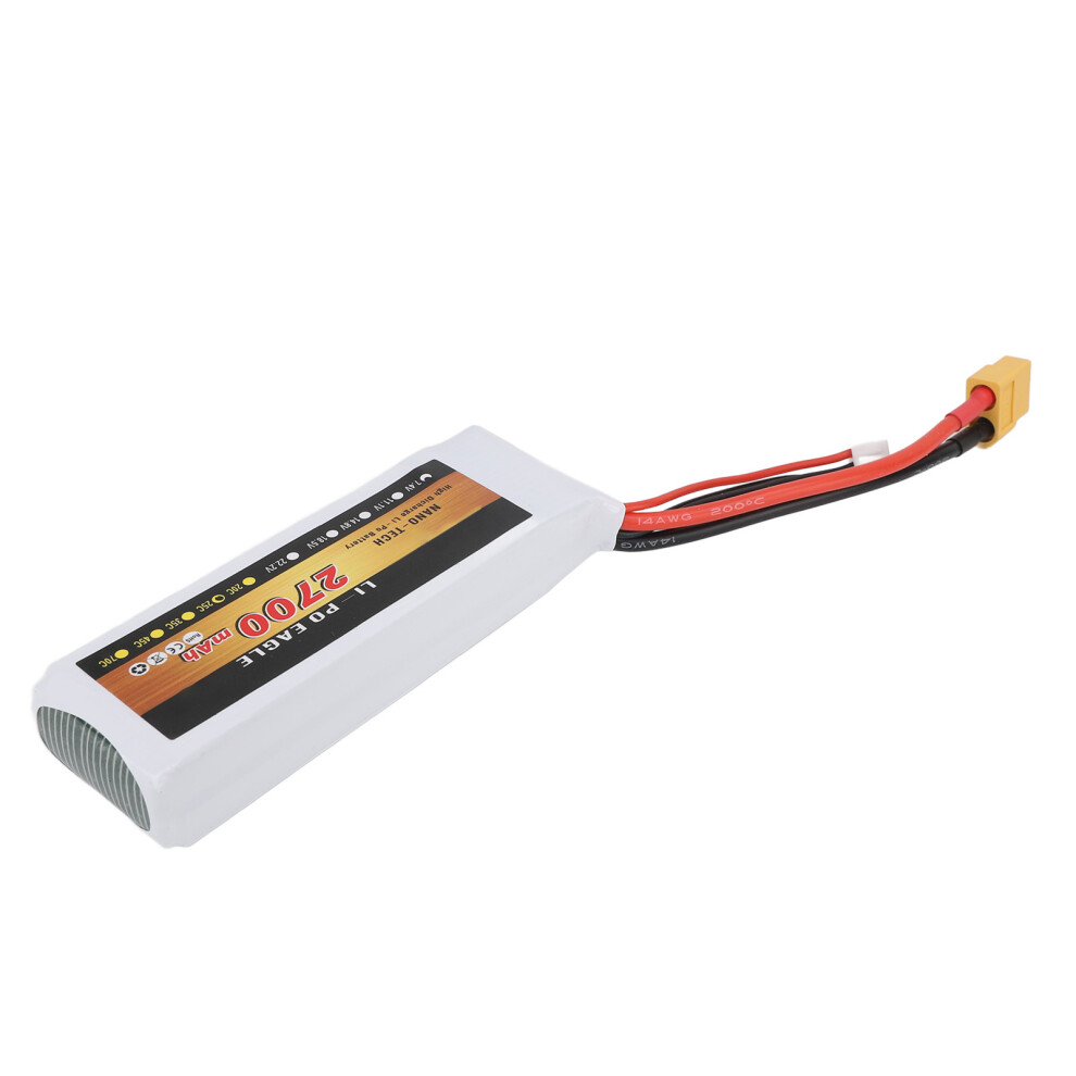 7.4V 2700Mah 2S Lipo Battery For Rc Car Helicopter Drone Boat, Lightweight 8461349018491