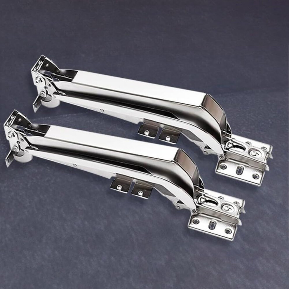 Sliding Wardrobe Folding Cabinet Door Hinge With Damping Silent Slide Rail, Cold Rolled Steel For Kitchen And Closet Doors, 2Pcs 6447073618468