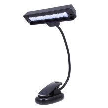 LED Music Score Clip Light Battery Operated Eye Protection Lamp for Piano Studying with Large Clamp and Adjustable Brightness