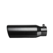 Tail Exhaust Pipe Universal Stainless Steel Muffler 3 Inch Inlet 4 Inch Outlet Rear Exhaust Tip for Cars