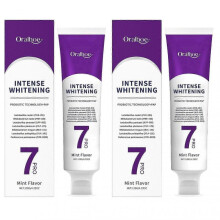 (2pcs, ORALHOE) 7-Pro Intensive Toothpaste, 7PRO Intense Whitening Toothpaste with 7 Probiotics, Stain Removal & Fresh Breath 2025