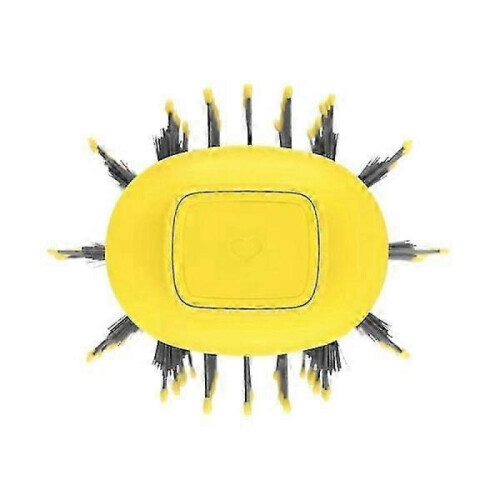 Double Shot Oval window brush, lightweight, yellow, gift 2025 2
