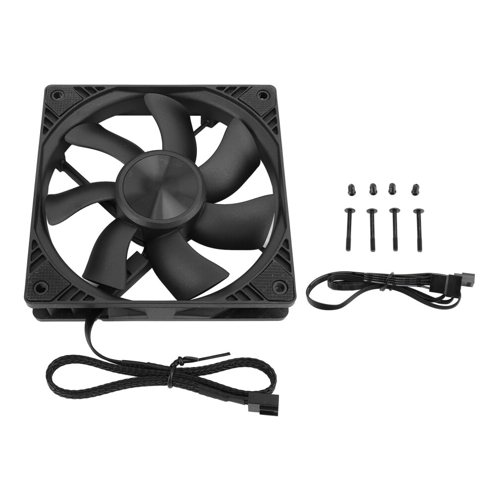 Pc Case Fan 120Mm Pwm Intelligent Control Mfdb Black 8320539123066