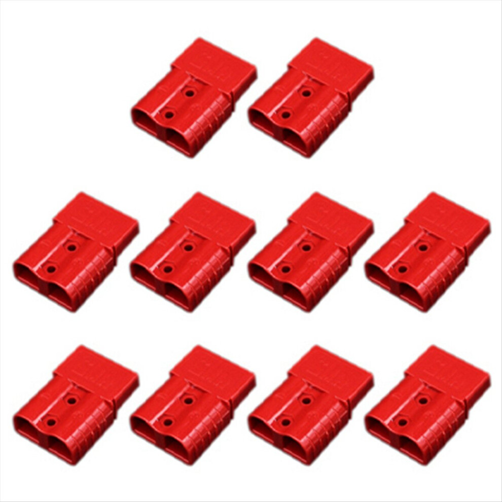 10Pcs Anderson Style Plug Connector 120A With Anderson Handle Red 4714049905788