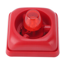 Fire Safety LED Strobe Horn Alarm 115dB 3 Modes Easy Install DC12V 24V