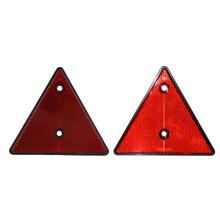 2-Pack Red Triangle Reflectors for Truck RV Waterproof & Durable