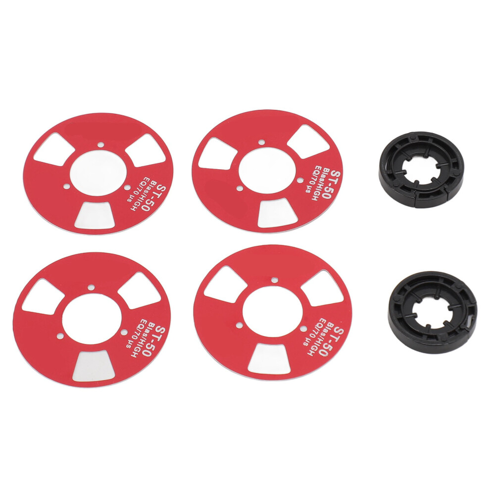 Diy Reel To Reel Cassette Retro Blank Metal Reel Red 8320539123776