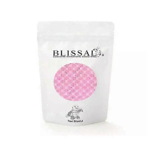 (Pink) Blissal Exfoliating Shower and Bath Towel 2025