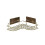 Golden single-layer storage rack, suitable for bathroom and kitchen corners 2025 1