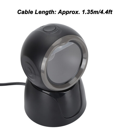 USB Bar Code Scanner 1D 2D Wired QR Code Scanner for Warehouse and Bookstore 1