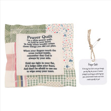Individually Prayer Quilt Hand-Sewn Colorful Quilt for Family