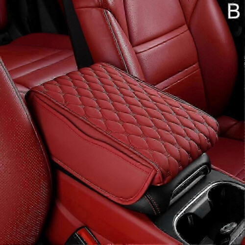 (Claret) Heightening armrest pad for E-Class cars with storage space 2025